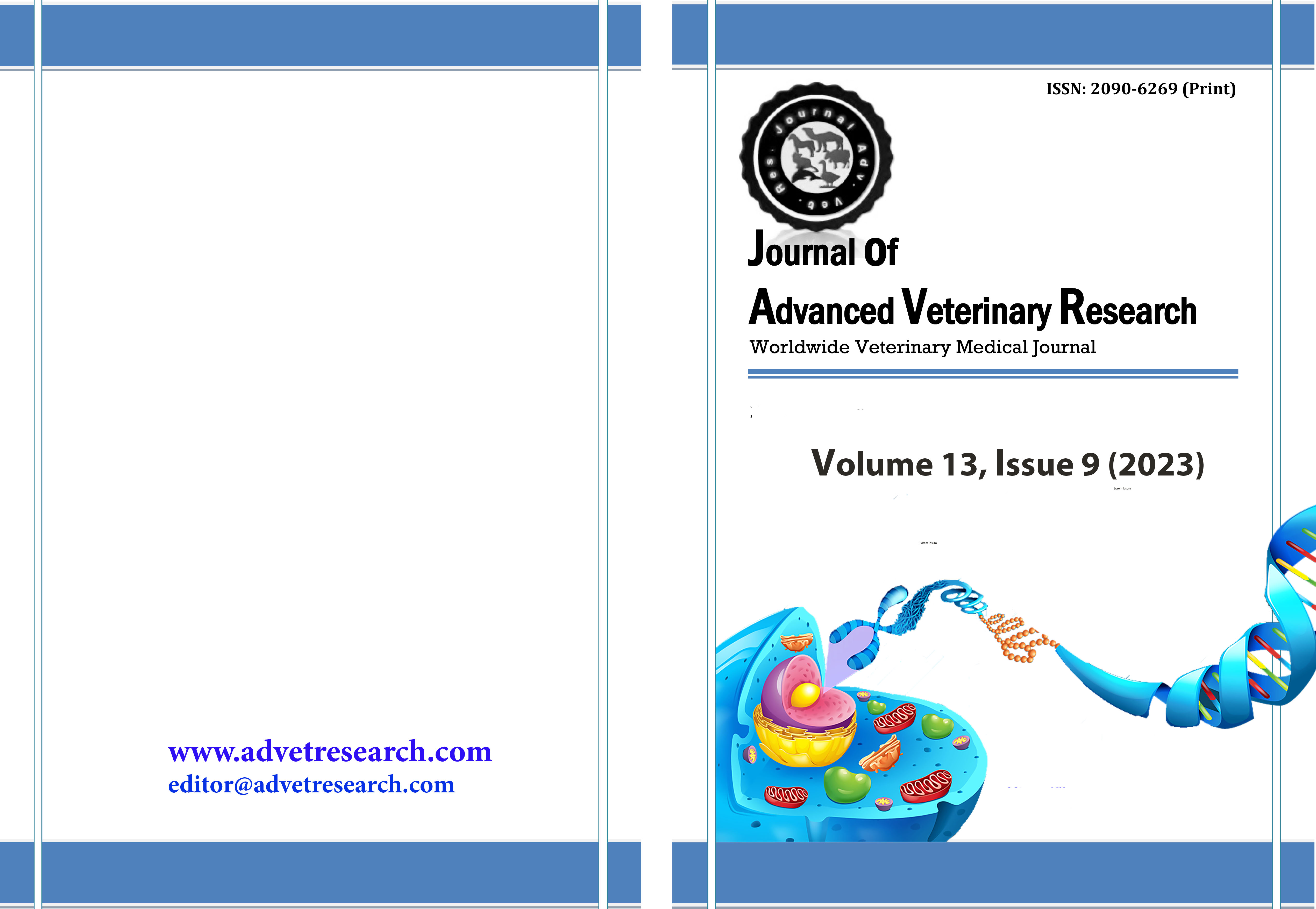 					View Vol. 13 No. 9 (2023): Special Issue: The 12th International Scientific Conference, Faculty of Veterinary Medicine, Mansoura University, Egypt (17-20 September 2023)
				